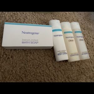 Neutrogena traveling size set.